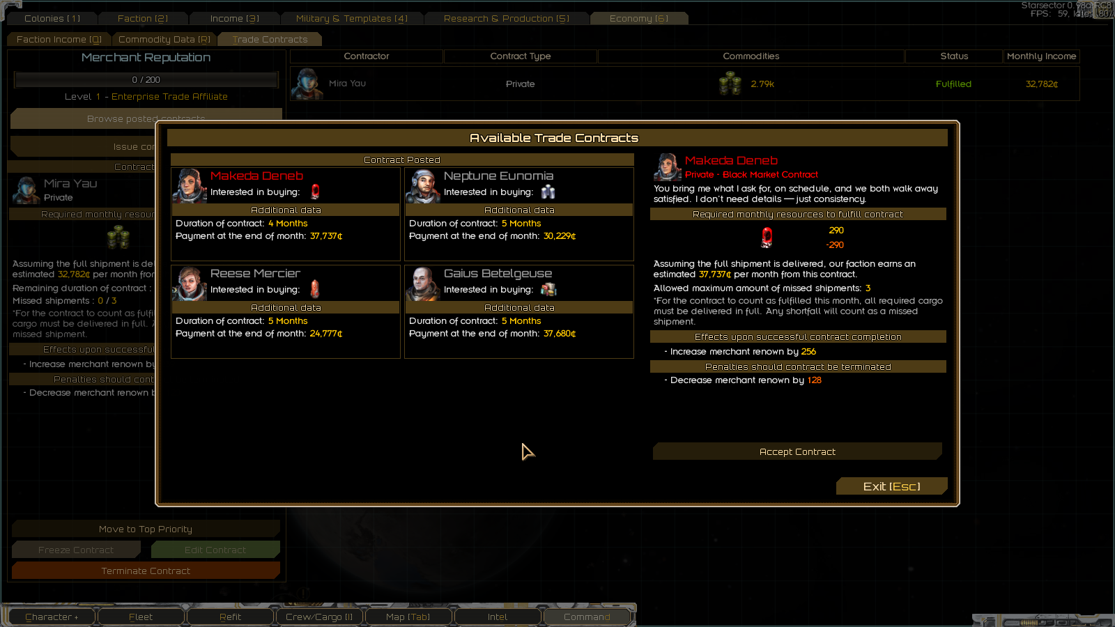 Trade-net for all types of contracts!