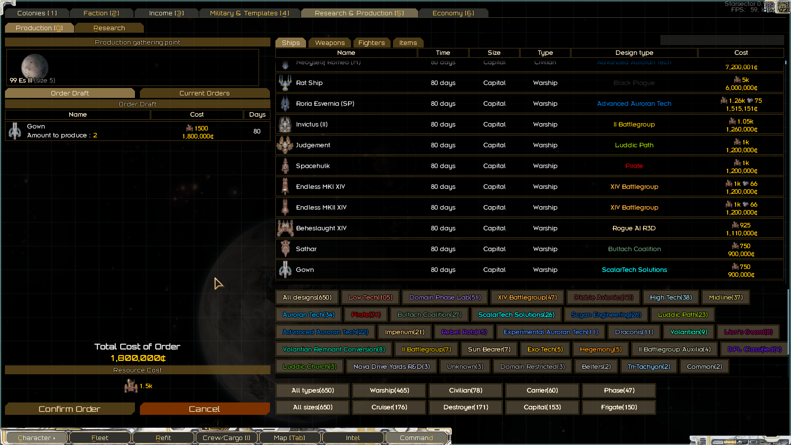 New Production UI