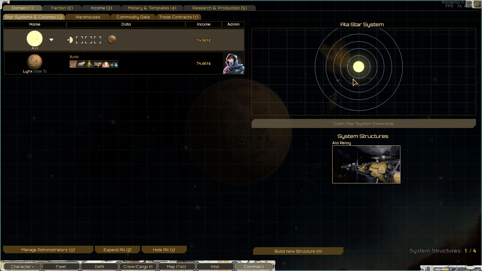 Interactive Star System Map