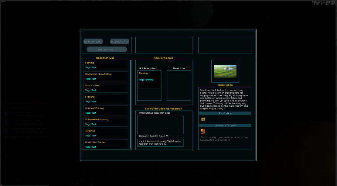 First ever published research UI