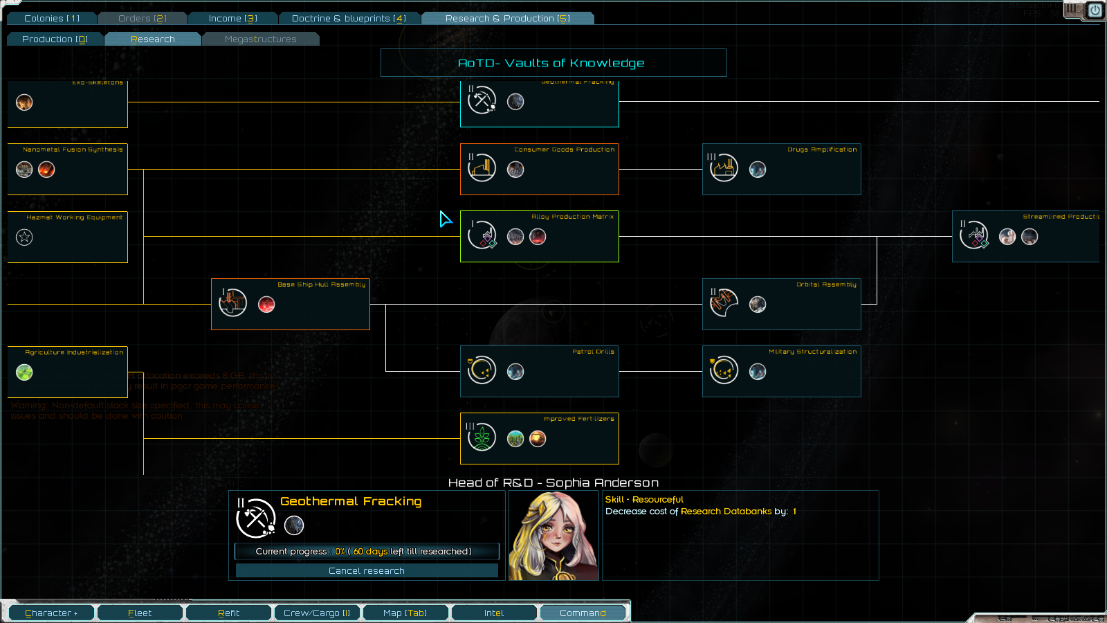 New tech tree!