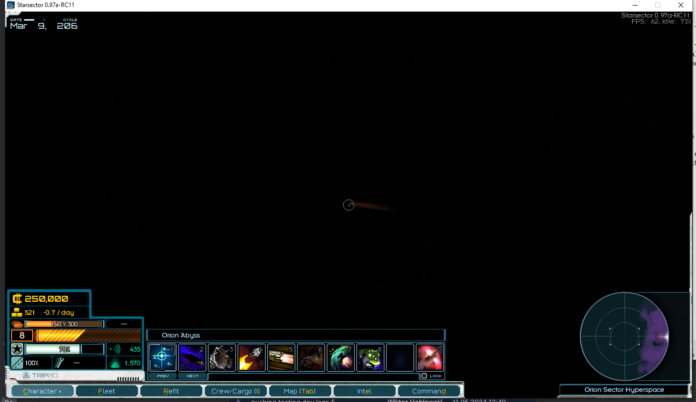 A small spark of light in the ocean of darkness